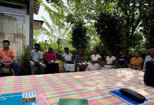 Photo 036: Mr. Nigel, Team Leader and the team of IFAD SVM, met Tea farmers in Mathugama, Kalutara district, on 15 July 2025